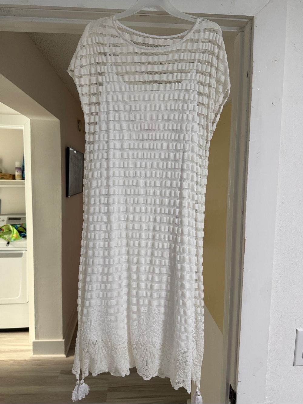 Lilly Pulitzer White Crochet Midi Dress